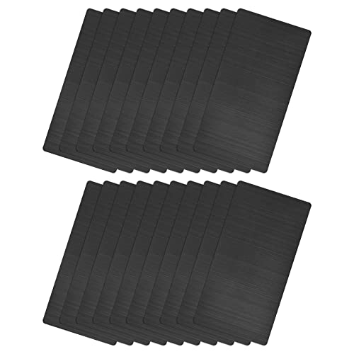 sourcing map 20 Stück Leere Metall Karten 85x50x0.4mm Dunkelgrau Metallkarte Edelstahl Platte DIY Lasergravur Rohlinge Tag für Klingelschild Visitenkarten Namensschilder Briefkasten Türschilder sourcing map 20 Stück Leere Metall Karten 85x50x0.4mm Dunkelgrau Metallkarte Edelstahl Platte DIY Lasergravur Rohlinge Tag für Klingelschild Visitenkarten Namensschilder Briefkasten Türschilder von sourcing map