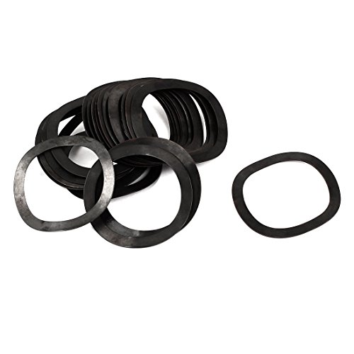 sourcing map 20Stk Metall Wave Crinkle gewellt Federring Federscheibe 30mm x 39mm x 0.5mm de von uxcell