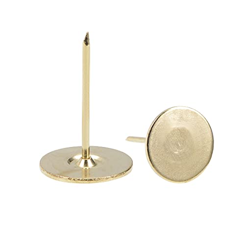 sourcing map 20Stk.Polsternägel Reißzwecken 19mm x 30mm Flachkopfnägeln Pins golden Farbton sourcing map 20Stk.Polsternägel Reißzwecken 19mm x 30mm Flachkopfnägeln Pins golden Farbton von sourcing map