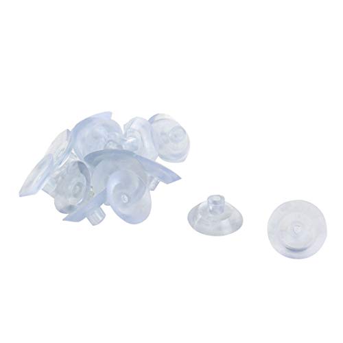 sourcing map 20Stück Glas Saugnäpfe Gummi Anti-Kollision Tisch Schreibtisch Glas Sauger Aufhänger Saugnäpfe von uxcell