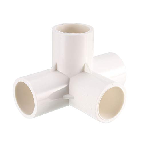 sourcing map 20mm, 6St 4-Wege T-Stück PVC Anschlussbogen Möbel Weiß PVC Bewässerungssprinkler sourcing map 20mm, 6St 4-Wege T-Stück PVC Anschlussbogen Möbel Weiß PVC Bewässerungssprinkler von sourcing map