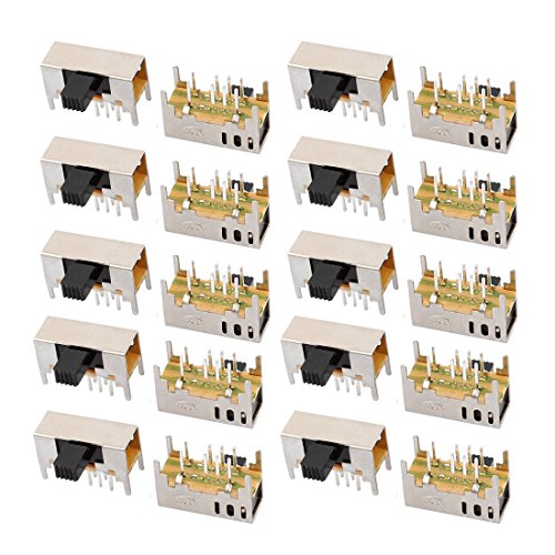 sourcing map 20stk 3 Position 8P 2P3T Paneel Montage Mini Schiebe Schalter Riegel Schalter DE de sourcing map 20stk 3 Position 8P 2P3T Paneel Montage Mini Schiebe Schalter Riegel Schalter DE de von uxcell