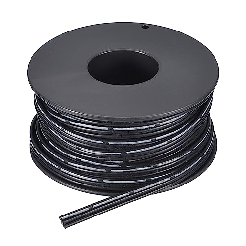 sourcing map 24AWG Silikon Schleife Kabel 3Pin 24 Gauge Flachkabel Flexibel Silikon Draht 7.5m/24.6ft Schwarz Gestrandet Verzinntes Kupfer Draht für Modell Flugzeug Modell Auto Elektrisch Gerät von sourcing map