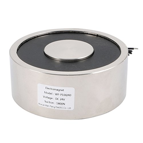 sourcing map 24VDC 1800N 3,74LB1696g Elektrischer Hebemagnet Elektromagnet Solenoid Halten von uxcell