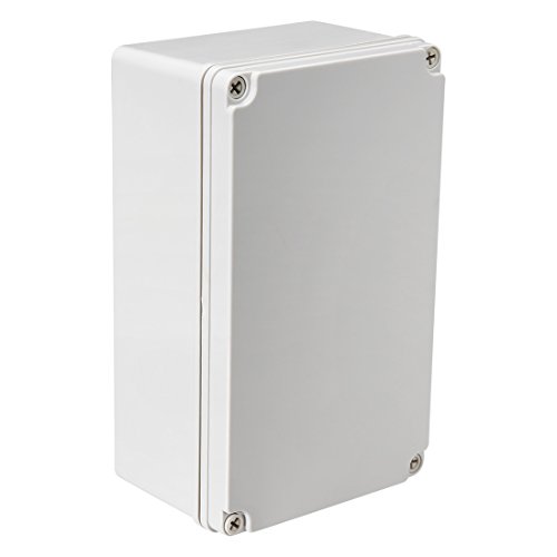 sourcing map 250x150x100mm Verteilerdose Wasserdicht IP67 Elektronischer ABS Kunststoff DIY Junction Project Box Gehäusegehäuse Außen/Innen Abzweigdose von sourcing map