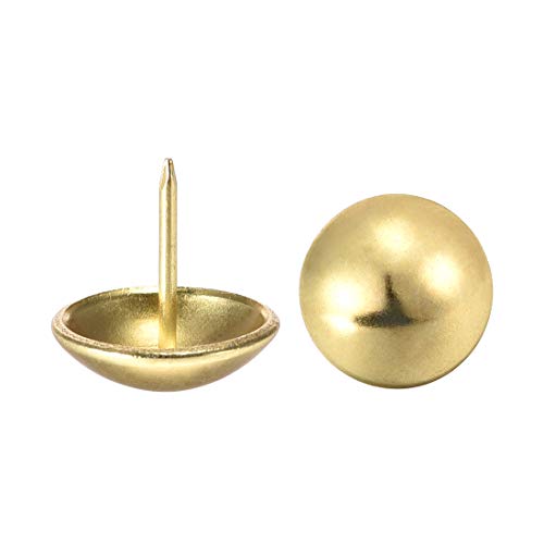 sourcing map 25Stk Polsterung Nägel Zwecken 18mm Durchmesser 17mm Höhe Runder Daumen Stecknadeln Goldton Für Möbel Sofa Kopfteile sourcing map 25Stk Polsterung Nägel Zwecken 18mm Durchmesser 17mm Höhe Runder Daumen Stecknadeln Goldton Für Möbel Sofa Kopfteile von sourcing map