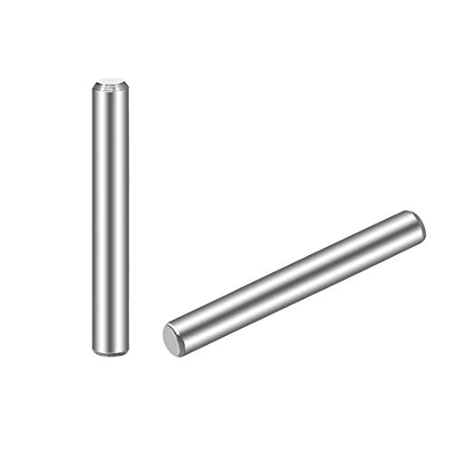 sourcing map 25 Stück Zylinderstifte 3 x 25 mm (ca. 1/8") Dübelstift 304 Edelstahl Holz Etagenbett Dübelstifte Regal Heringe Stützregale von sourcing map