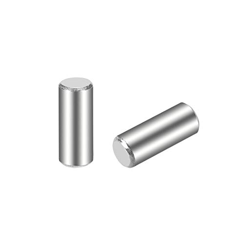 sourcing map 25 Stück Zylinderstifte 4 x 10 mm (ca. 5/32") Dübelstift 304 Edelstahl Holz Etagenbett Dübelstifte Regal Heringe Stützregale von sourcing map