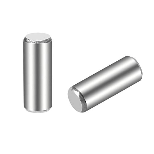 sourcing map 25 Stück Zylinderstifte 5 x 14mm (ca. 13/64") Dübelstift 304 Edelstahl Holz Etagenbett Dübelstifte Regal Heringe Stützregale von sourcing map