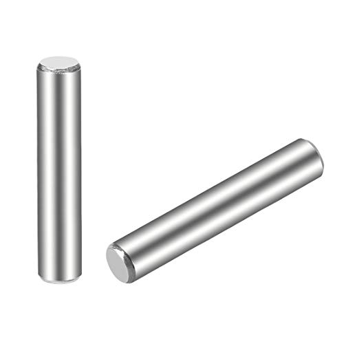 sourcing map 25 Stück Zylinderstifte 5 x 35mm (ca. 13/64") Dübelstift 304 Edelstahl Holz Etagenbett Dübelstifte Regal Heringe Stützregale von sourcing map