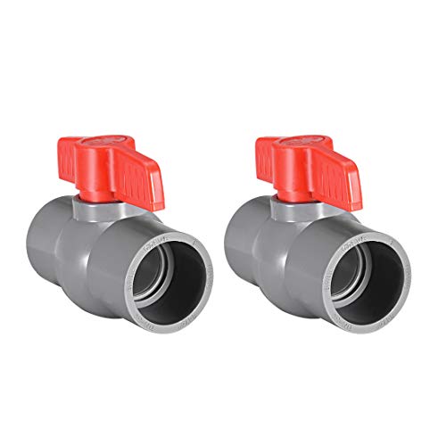 sourcing map 2Pcs PVC Wasserhahn Gleitkappen mit Kugelhahn 1-1/4" Innendurchmesser Rot Grau sourcing map 2Pcs PVC Wasserhahn Gleitkappen mit Kugelhahn 1-1/4" Innendurchmesser Rot Grau von sourcing map