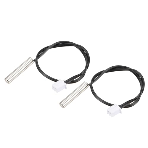 sourcing map 2Stk.5K Temperatursensor Sonde 200mm digital Thermometer Verlängerungskabel von sourcing map