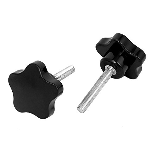 sourcing map 2Stk 50mm Sterngriff Sterngriffschraube M8x50mm Außengewinde Klemmknopf schwarz DE de sourcing map 2Stk 50mm Sterngriff Sterngriffschraube M8x50mm Außengewinde Klemmknopf schwarz DE de von uxcell
