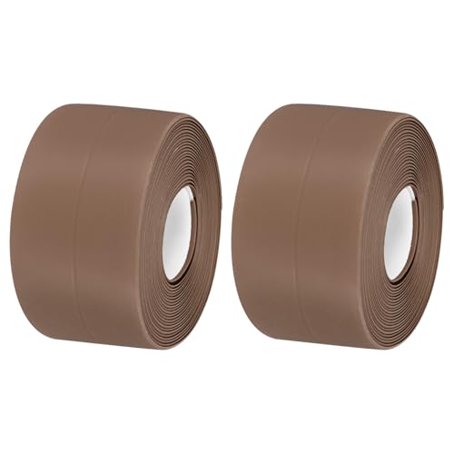 sourcing map 2Stk Dichtungsband 10.5Ft x 1.5" PVC Selbstklebend Wasserdicht Abdichten Klebeband für Küche Arbeitsfläche Bad Toilet Badewanne Boden Wand Ecke Kante Beschützer Braun sourcing map 2Stk Dichtungsband 10.5Ft x 1.5" PVC Selbstklebend Wasserdicht Abdichten Klebeband für Küche Arbeitsfläche Bad Toilet Badewanne Boden Wand Ecke Kante Beschützer Braun von sourcing map