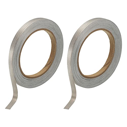 sourcing map 2Stk Faraday Tuch Band 0.31" B x 65.62Ft Leitfähiges Gewebe Klebeband Rolle für Laptop Kabel EMI Abschirmung sourcing map 2Stk Faraday Tuch Band 0.31" B x 65.62Ft Leitfähiges Gewebe Klebeband Rolle für Laptop Kabel EMI Abschirmung von sourcing map