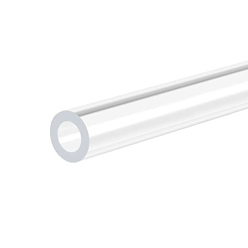 sourcing map PVC Transparent Rohr, Innendurchmesser 6mm Durchmesser 10mm LÄNGE 305mm Acryl Kunststoffrohr für Lampenbau, Stehlampen, Möbel von sourcing map