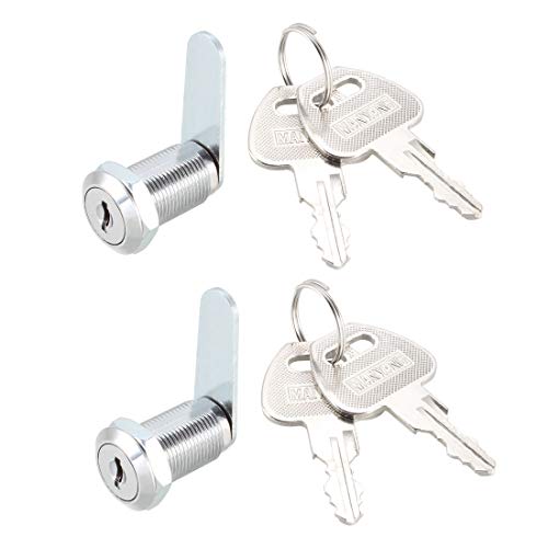 sourcing map 2Stk. Nockensperre 1-1/8" Zylinder Lange Schrankschlösser mit Nr.3 Nocken passt zu 7/8" Max dicke Platte Schlüssel Unterschiedlich sourcing map 2Stk. Nockensperre 1-1/8" Zylinder Lange Schrankschlösser mit Nr.3 Nocken passt zu 7/8" Max dicke Platte Schlüssel Unterschiedlich von sourcing map