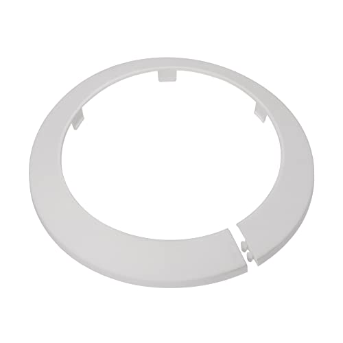 sourcing map 2Stk. Rohrabdeckung 110mm PP-Plastik Heizkörper Schild Ablaufleitung Weiß von sourcing map