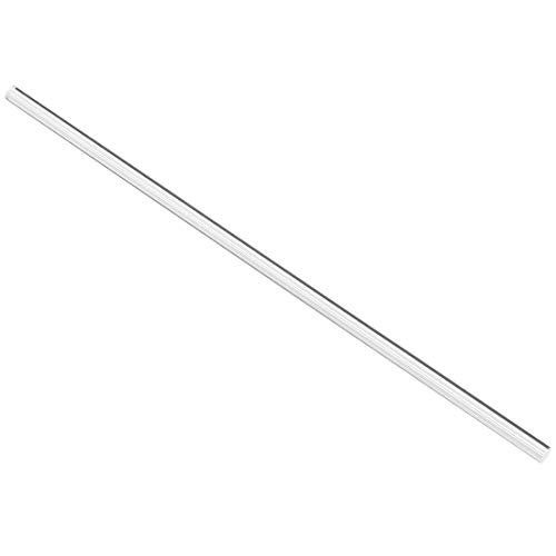 sourcing map 2Stk.6mmx250mm Direkt Weiß Linie Solide Acryl Rund Stab PMMA Bastinade von sourcing map