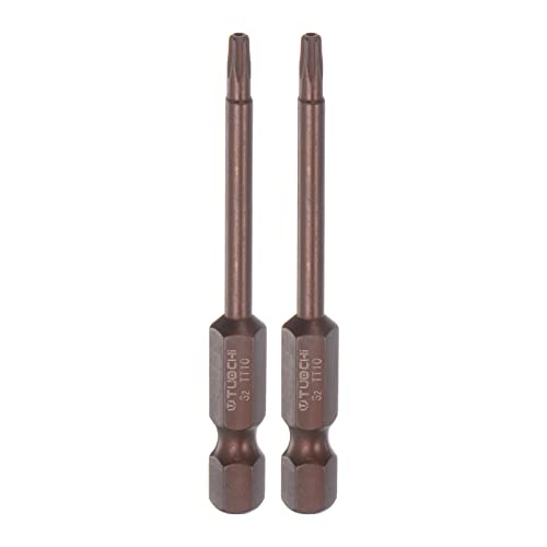 sourcing map 2Stück T10 Torx Bit 1/4" Sechskantschaft 3" Länge Magnetische Sicherheit Stern Schraubendreher Elektrowerkzeug, Rot sourcing map 2Stück T10 Torx Bit 1/4" Sechskantschaft 3" Länge Magnetische Sicherheit Stern Schraubendreher Elektrowerkzeug, Rot von sourcing map