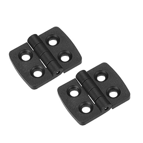 sourcing map 2Stücke Schrank Tor Wandschrank Tür 40mm Länge ABS Nylon Hinge Scharnier DE de von sourcing map