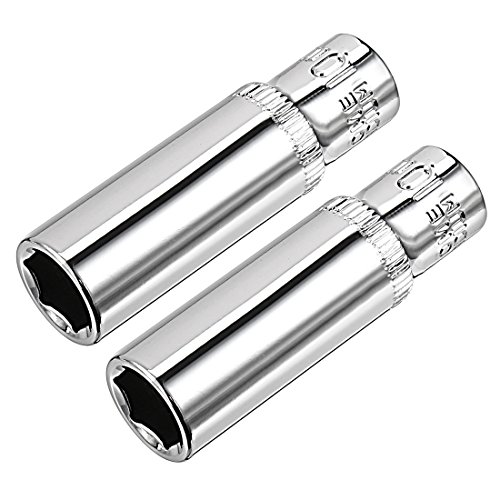 sourcing map 2pcs 1/4-Inch Laufwerk 10mm Cr-V Torxagon tiefe Steckdose Torx Steckdose DE von uxcell