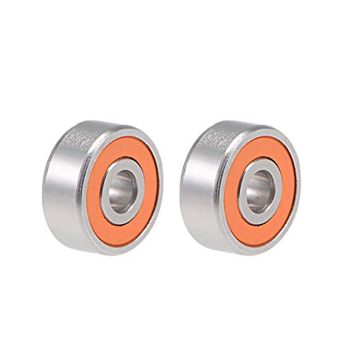 sourcing map 2stk S623C-2OS Hybrid Keramik Ball Lager 3x10x4mm Edelstahl Lager von sourcing map