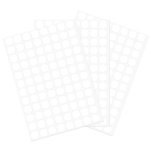 sourcing map 3 Blatt/288Stk Schraube Loch Cover Aufkleber 15mm Durchm. PVC Selbstklebende Abdeckungen Abdeckkappen Staubdicht für Holz Möbel Schrank Regal Garderobe Weiß sourcing map 3 Blatt/288Stk Schraube Loch Cover Aufkleber 15mm Durchm. PVC Selbstklebende Abdeckungen Abdeckkappen Staubdicht für Holz Möbel Schrank Regal Garderobe Weiß von sourcing map