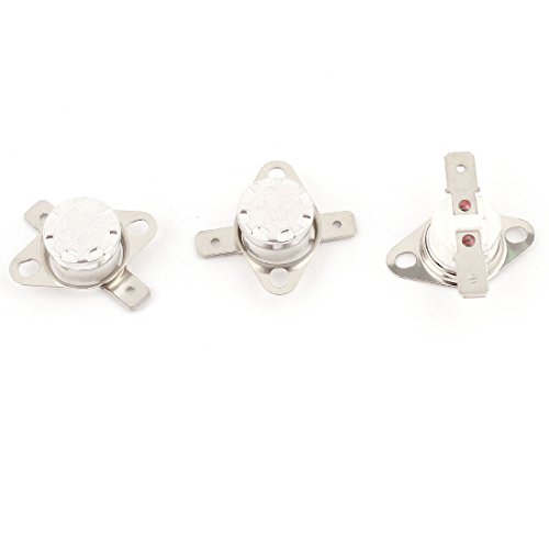 sourcing map 3 Stk. KSD301 NC Temperaturschalter Thermostat 180 Celsius 250V 10A von uxcell