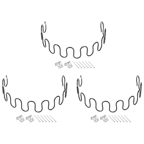 sourcing map 3 Sets Polsterfeder-Ersatz-Kits, 45 cm, schlaffe Kissen, Reparatur-Set mit Clips, Nägeln für Möbel, Sofa, Liegestuhl von sourcing map