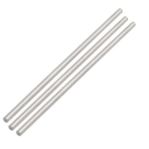sourcing map 3 Stück 3mm Durchmesser 100mm Länge Edelstahl Rundstab für RC Spielzeugauto sourcing map 3 Stück 3mm Durchmesser 100mm Länge Edelstahl Rundstab für RC Spielzeugauto von uxcell