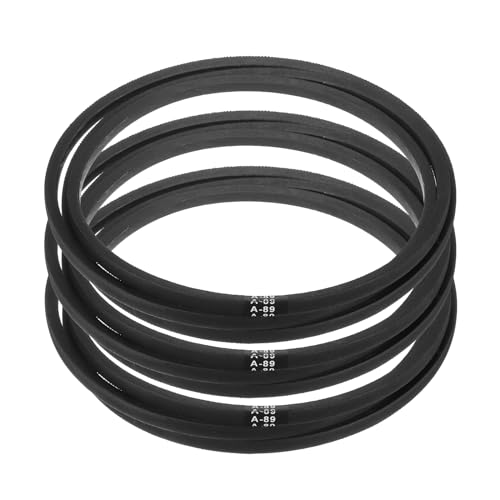 sourcing map 3 Stück A89 oder 4L910 Classic gewickelter Gummi-Keilriemen, 2261 mm Innenumfang, A-Profil-Keilriemen sourcing map 3 Stück A89 oder 4L910 Classic gewickelter Gummi-Keilriemen, 2261 mm Innenumfang, A-Profil-Keilriemen von sourcing map