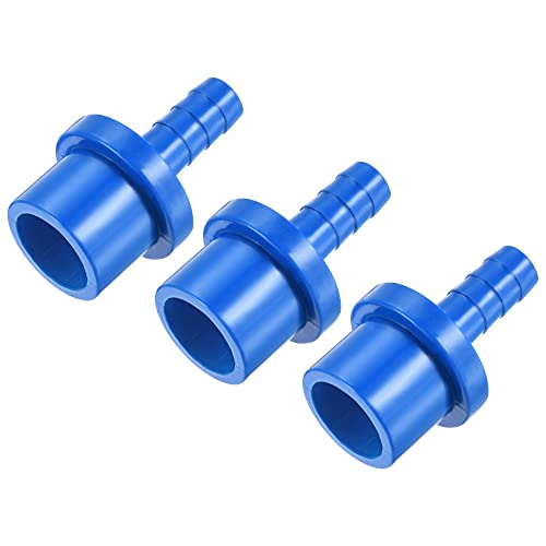sourcing map 3 Stück PVC Rohrverschraubung 8mm mit Widerhaken x 20mm Außendurchm. Zapfen Gerader Rohradapter Schlauch Schnellkupplung Blau sourcing map 3 Stück PVC Rohrverschraubung 8mm mit Widerhaken x 20mm Außendurchm. Zapfen Gerader Rohradapter Schlauch Schnellkupplung Blau von sourcing map