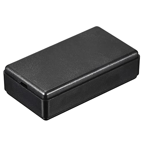 sourcing map 3 Stück Staubdicht Mini-Verteilerdose 50x27x14mm ABS für Elektroprojekt Schwarz von sourcing map