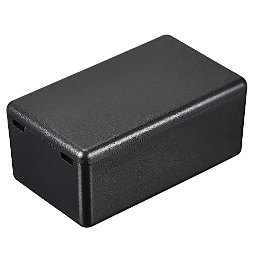 sourcing map 3 Stück Staubdicht Mini-Verteilerdose 60x36x25mm ABS für Elektroprojekt Schwarz von sourcing map