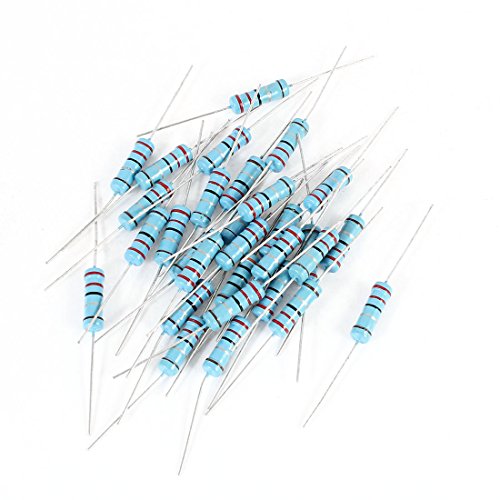 sourcing map 30 STK Axial Leitung 2W 1% Toleranz 2.2 Ohm Druckfest Metall Folie Wiederstand DE de von uxcell