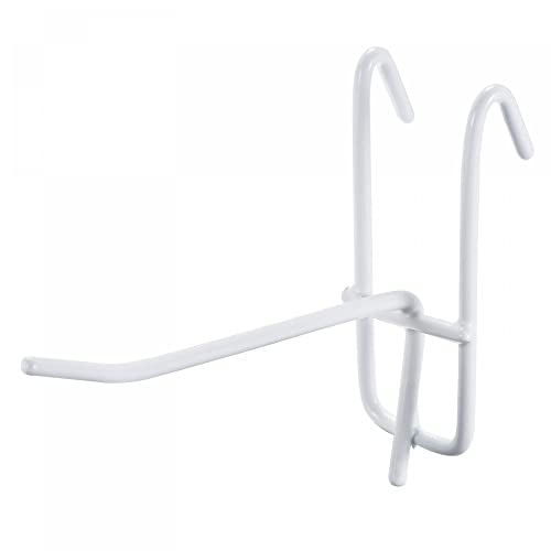sourcing map 30 Stück Gitter Wand Display Haken Garage Speichern Aufbewahrungswand Organizer 4 Zoll Weiß von sourcing map