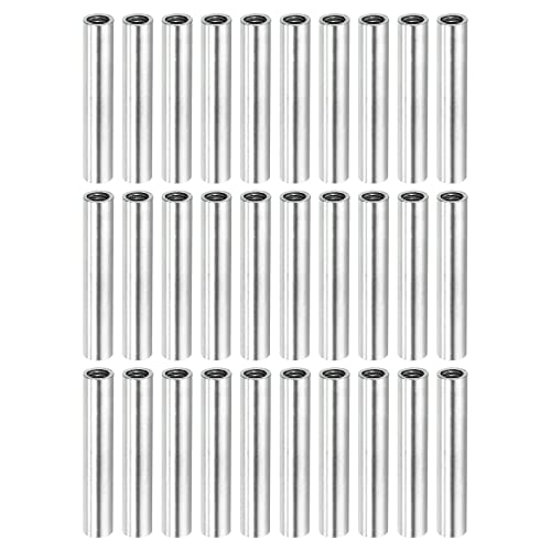 sourcing map 30 Stück Runde Kupplung Mutter M4x0.7mm Innengewinde 30mm Gewinde Rund Hülse Verbinder Stange Bolzen Rohrmutter Hardware Befestigung Silber sourcing map 30 Stück Runde Kupplung Mutter M4x0.7mm Innengewinde 30mm Gewinde Rund Hülse Verbinder Stange Bolzen Rohrmutter Hardware Befestigung Silber von sourcing map