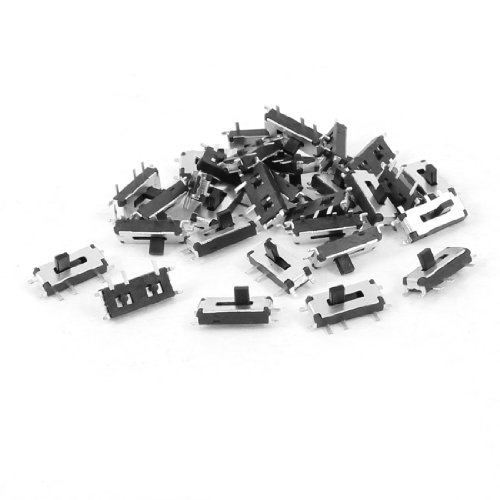 sourcing map 30 pcs On/Off 2 Position 7-Pin 1P2T SPDT Vertikale Surface Mounted Devices SMT Schiebeschalter de sourcing map 30 pcs On/Off 2 Position 7-Pin 1P2T SPDT Vertikale Surface Mounted Devices SMT Schiebeschalter de von uxcell