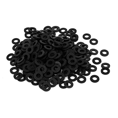 sourcing map 300 Stück Flache Nylon Unterlegscheiben Gummischeiben 8mm AD 4mm ID 1mm Dicke schwarz sourcing map 300 Stück Flache Nylon Unterlegscheiben Gummischeiben 8mm AD 4mm ID 1mm Dicke schwarz von uxcell