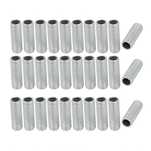 sourcing map 30Pack Lampenrohrnippel M10 Gewinde 30mm Hohl Reparaturteil silber verzinkt sourcing map 30Pack Lampenrohrnippel M10 Gewinde 30mm Hohl Reparaturteil silber verzinkt von sourcing map
