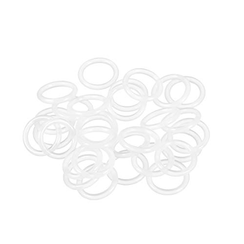 sourcing map 30Stk Silikon O-Ring VMQ Versiegelung Dichtring 13mm AD 9mm ID 2mm Breite Weiß sourcing map 30Stk Silikon O-Ring VMQ Versiegelung Dichtring 13mm AD 9mm ID 2mm Breite Weiß von sourcing map