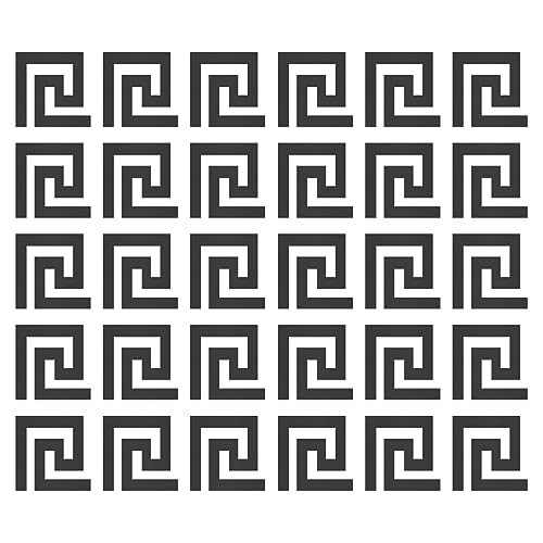 sourcing map 30Stk Acryl Spiegel Wandaufkleber Selbstklebend Abnehmbar Vierkant Spirale Wandbilder für Zuhause Wohnraum Schlafzimmer Büro Heimwerken (10cm Schwarz) von sourcing map