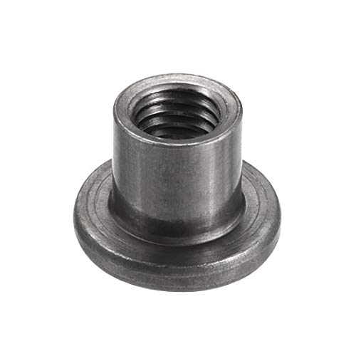 sourcing map 30Stk M8x17,9x3mm Kohlenstoffstahl T Mutter Befestigungsmaterial Montagebefestiger Durchgangsloch Flanscheinsatz Innengewinde von sourcing map