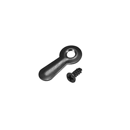 sourcing map 30Stk.Rahmendrehknopf 3/4" Metall geriffelt mit Schrauben (Schwarz) von sourcing map