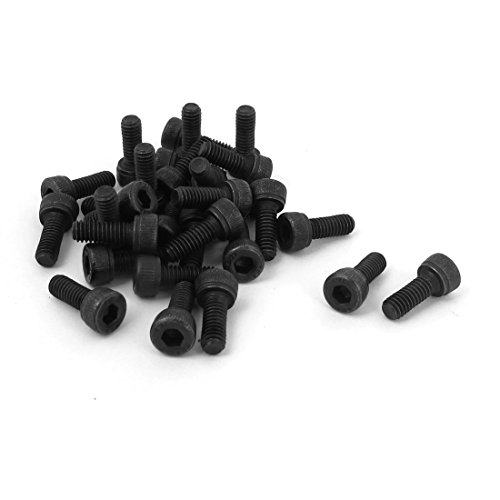 sourcing map 30pcs M4 x 10mm 12.9 Legierter Stahl Schraubkappe Innensechskant Bolzen schwarz DE de sourcing map 30pcs M4 x 10mm 12.9 Legierter Stahl Schraubkappe Innensechskant Bolzen schwarz DE de von sourcing map