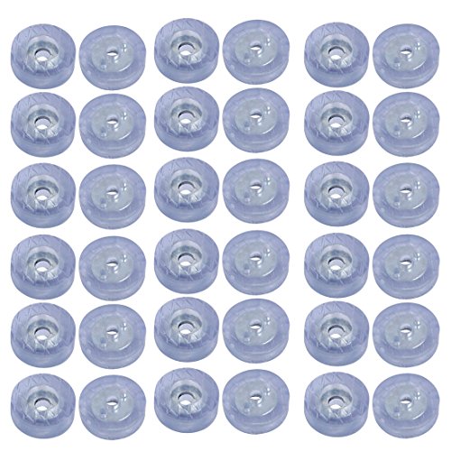 sourcing map 36 Stück 18mmx7mm Gummi Runde Form Anti-Rutsch Möbel Fuß Schutz Pads klar sourcing map 36 Stück 18mmx7mm Gummi Runde Form Anti-Rutsch Möbel Fuß Schutz Pads klar von uxcell