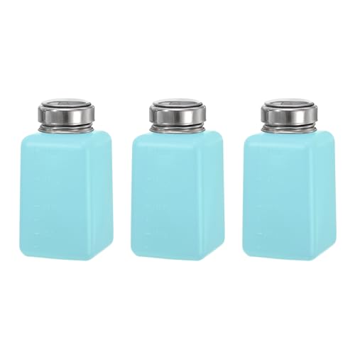 sourcing map 3Stk 6.8 Oz/200ml Alkohol Drücken Pumpen Spender Flasche Presse Flüssigkeit Leere Behälter Blau sourcing map 3Stk 6.8 Oz/200ml Alkohol Drücken Pumpen Spender Flasche Presse Flüssigkeit Leere Behälter Blau von sourcing map