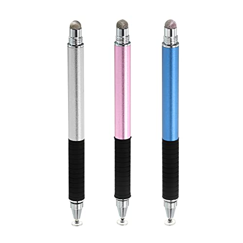 sourcing map 3Stk Kugelschreiber Stift mit Stylus Spitz 2 in 1 Tinte Stift Stylus Stifte für Touchscreens Universal Kapazitiv Stylus Tablet Stifte von sourcing map