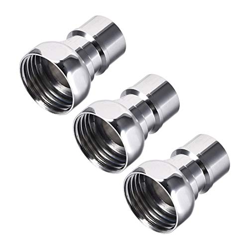 sourcing map 3Stk Wasserhahn Zapfhahn Schnellverbinder Messing G1/2 Innengewinde Schlauch Rohr Steckdose Adapteranpassung für Geschirrspüler Waschmaschine von sourcing map